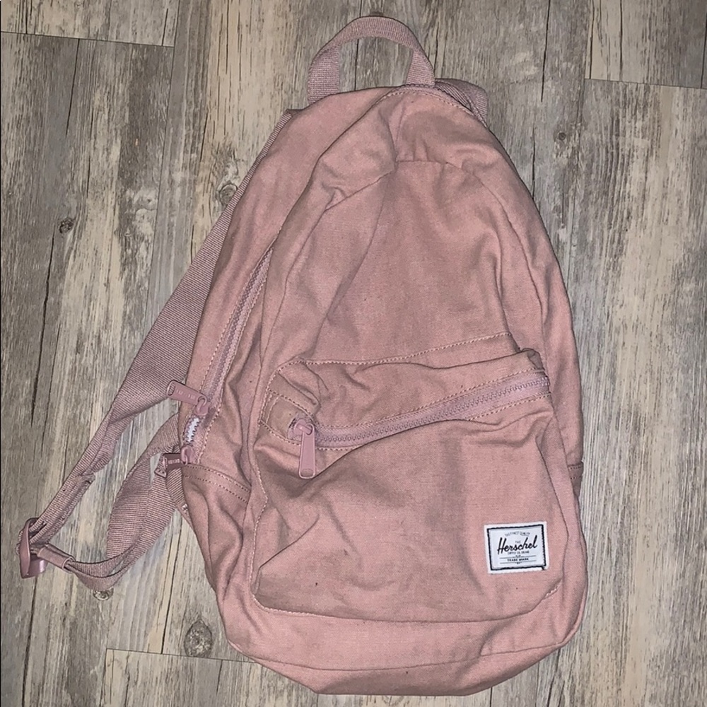 Pink mini Herschel backpack